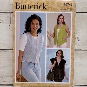 ⭐️5 for $28⭐️ NEW Butterick B6745 Women’s Sewing Patterns UNCUT